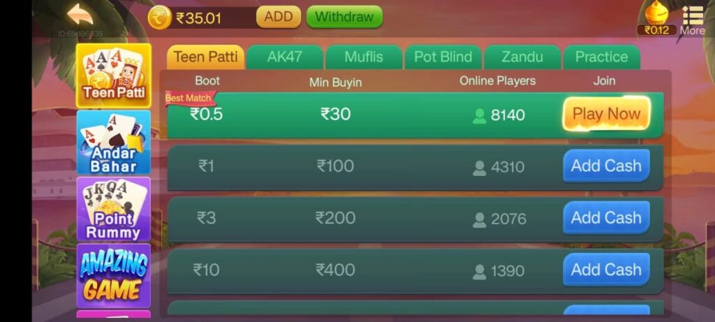 Teen Patti Gold Download